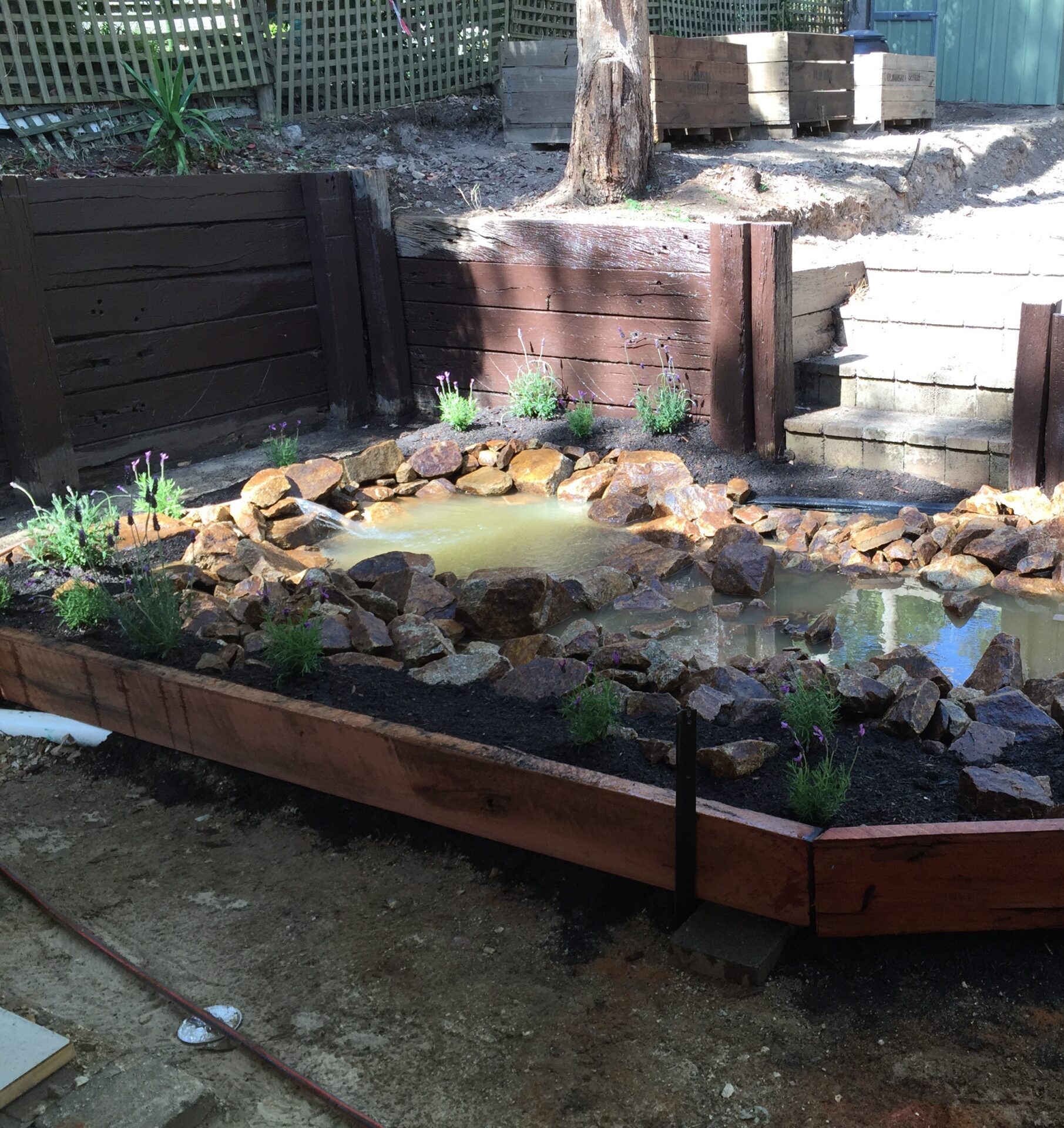 Pond Landscaping Design by 4 Generation Plumbing